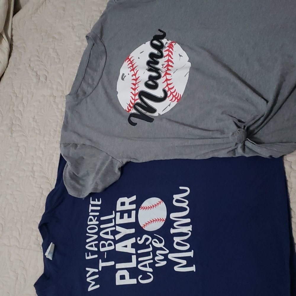 Mama T ball player shirts